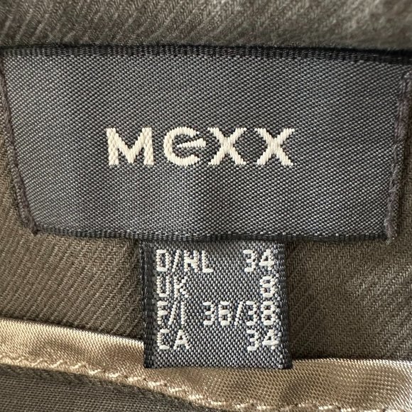 MEXX skirt with belt in army green size 6 - Picture 4 of 4